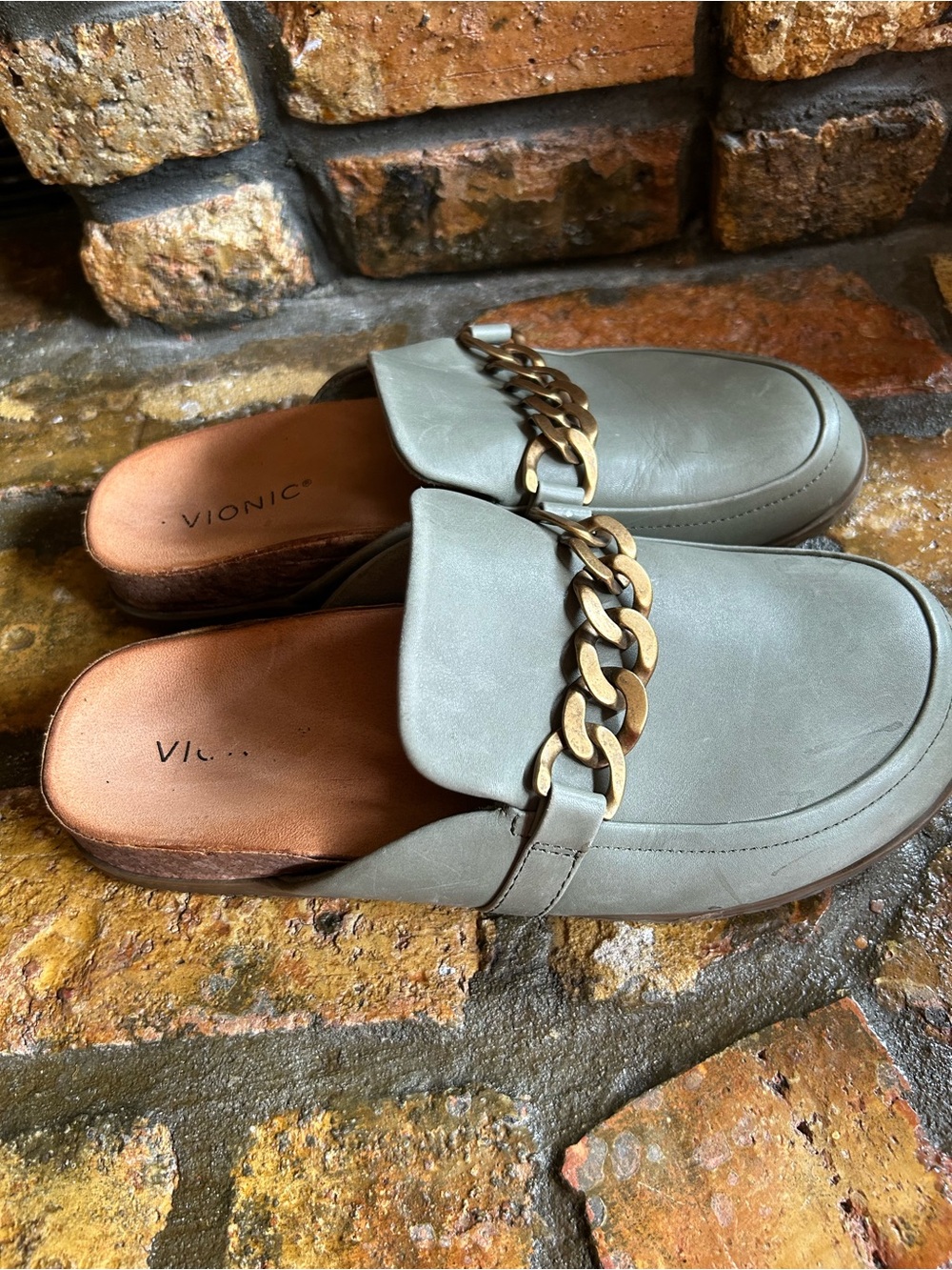 Vionic mules.